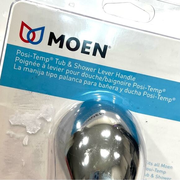 MOEN 179100 Posi-Temp Polished Chrome Handle Kit Tub & Shower Lever Handle - Picture 3 of 6